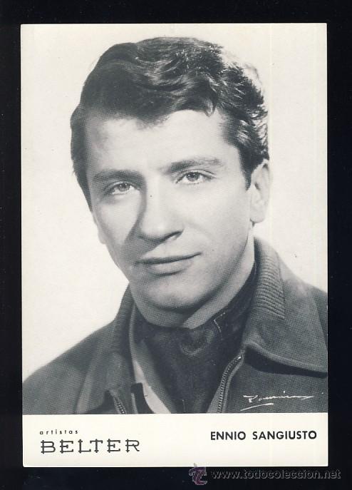 Photos de Chanteurs et Chanteuses: Tarjeta de cantantes: ENNIO SANGIUSTO (Belter)