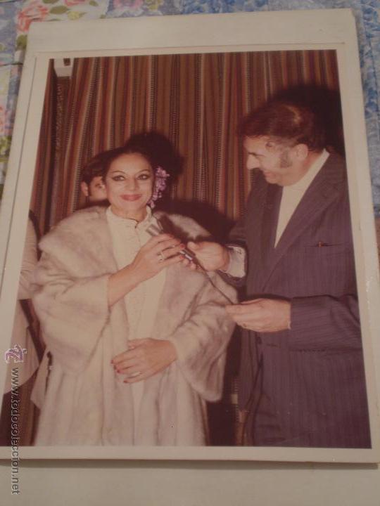 Fotos de cantantes: ANTIGUA FOTOGRAFIA ORIGINAL A COLOR DE LOLA FLORES.A&Ntilde;OS 70,80?