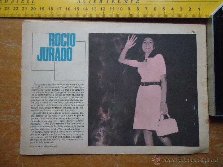 Fotos de Cantantes: hoja publicitaria - 1959 A DOS CARAS, - CANTANTE ROCIO JURADO