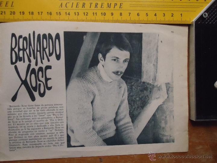 Foto di Cantanti: hoja publicitaria - 1959 A DOS CARAS, - 1 CARA MANOLO ESCOBAR OTRA CARA BERNARDO XOSE JOSE