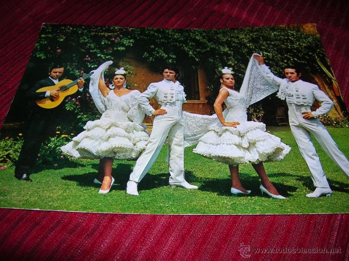 Photos of Singers: Precioso postal ,ancho especial .Ballet espa&ntilde;ol Los Flamencos