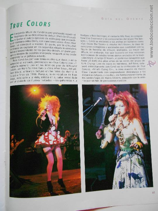Fotos von Musikern: hln- hoja revista m&uacute;sica- cyndi lauper