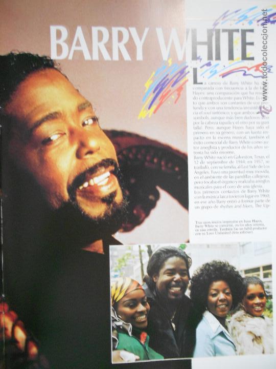 Fotos von Musikern: hln- hoja revista m&uacute;sica- barry white, love unlimited