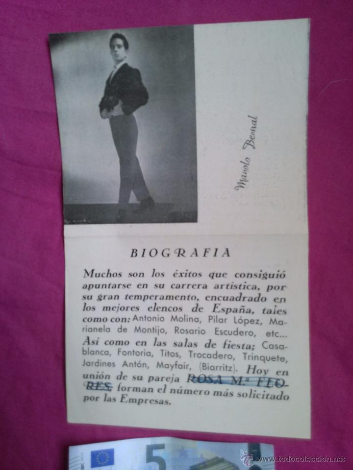 Fotos de Cantantes: Flamenco. Manolo Bernal. Publicidad con repertorio