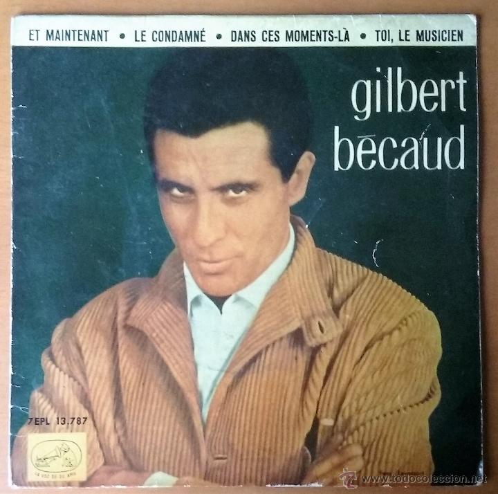 Fotos de Cantantes: GILBERT BECAUD. ET MAINTENANT... SOLO LA PORTADA. SIN DISCO.