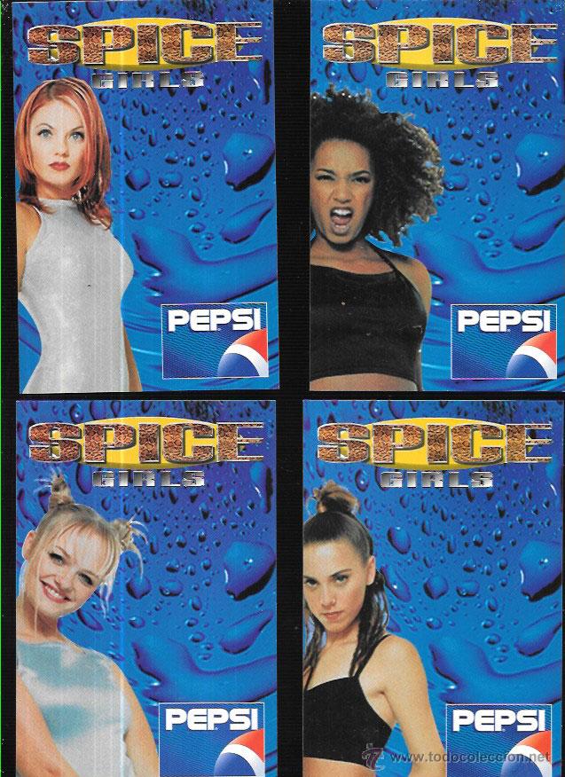 4 Postales Spice Girls Pepsi Vendido En Venta Directa 54616888 