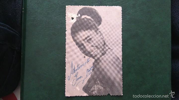 Photos de Chanteurs et Chanteuses: Fotografia promocional y firmada de Gina Bar&oacute;