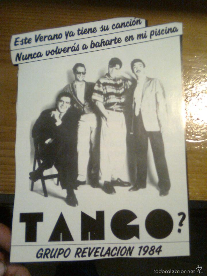 Fotos de cantantes: Tango - Antes Rizzo - Funk Sinth tecno pop Barcelona-  Poster recorte promo El Gran Musical (1984)