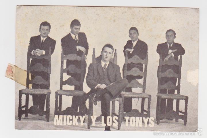 Photos de Chanteurs et Chanteuses: TARJETA MICKY Y LOS TONIS. NOVOLA. DISCOS ZAFIRO. A&Ntilde;OS 60