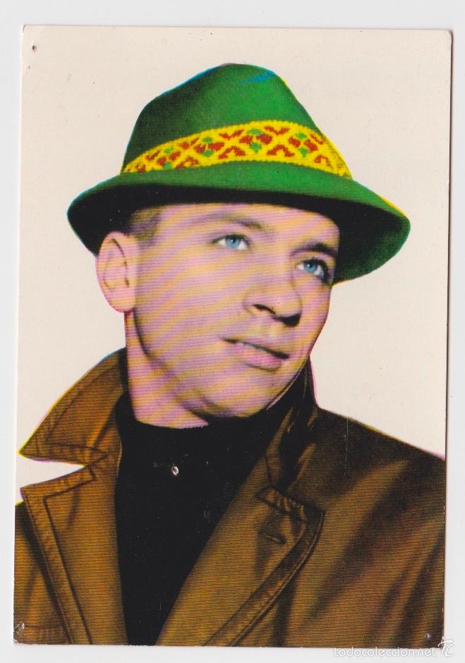 Photos de Chanteurs et Chanteuses: 160 - ENNIO SANGIUSTO. AUTORIZADO. POSTAL OSCARCOLOR. A&Ntilde;OS 60