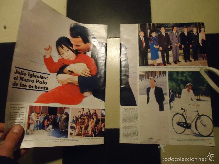 Fotos von Musikern: el cantante julio iglesias hojas de prensa de los 80