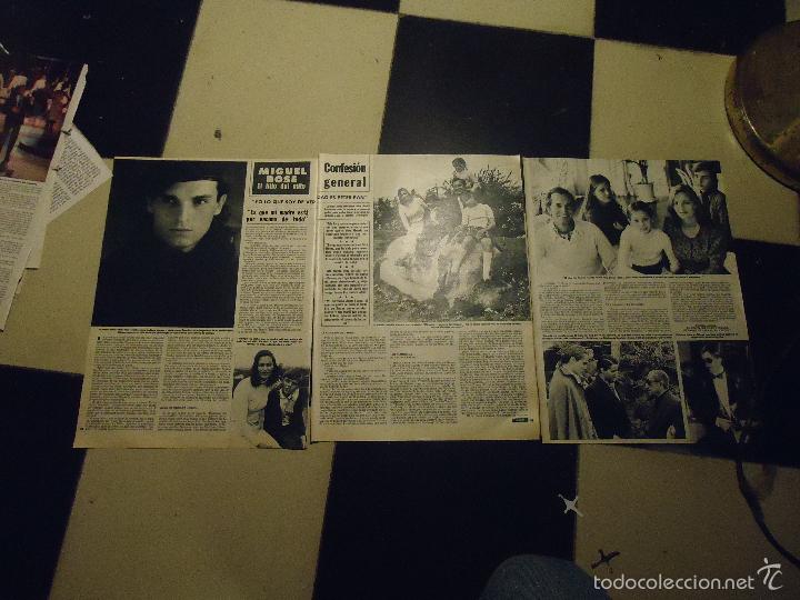 Fotos von Musikern: reportaje cantante miguel bose hojas de prensa de los 80