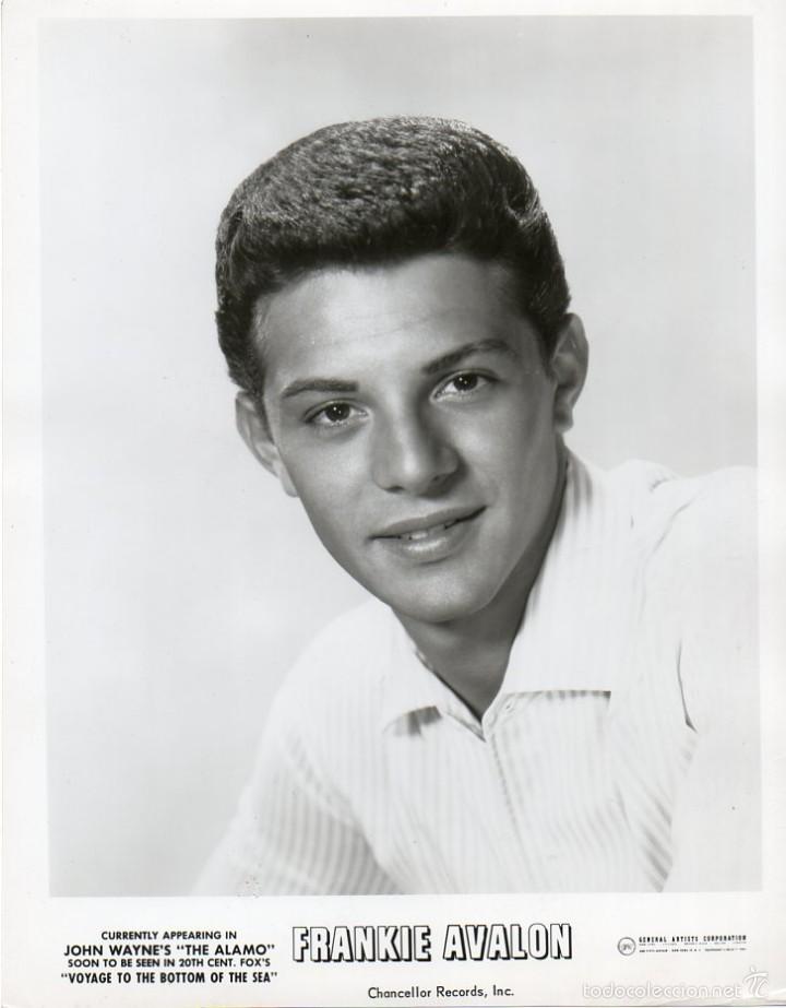 Fotos von Musikern: Original Photograph of Frankie Avalon 20th Century Fox Chancellor Records