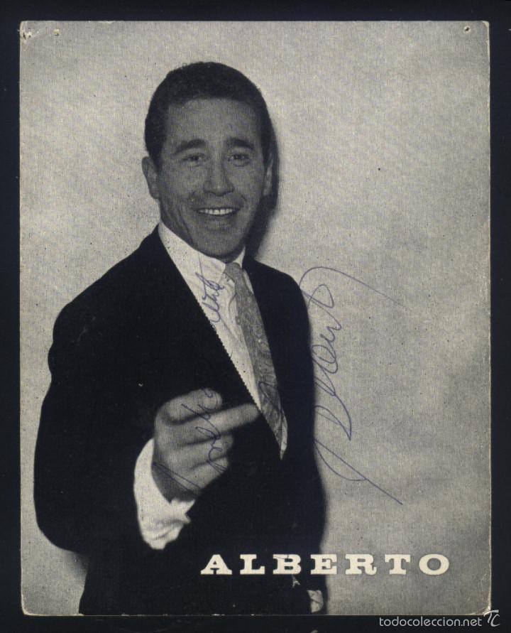 Fotos von Musikern: A-3063- ALBERTO. DISCOGRAFIA. DISCOS ZAFIRO.