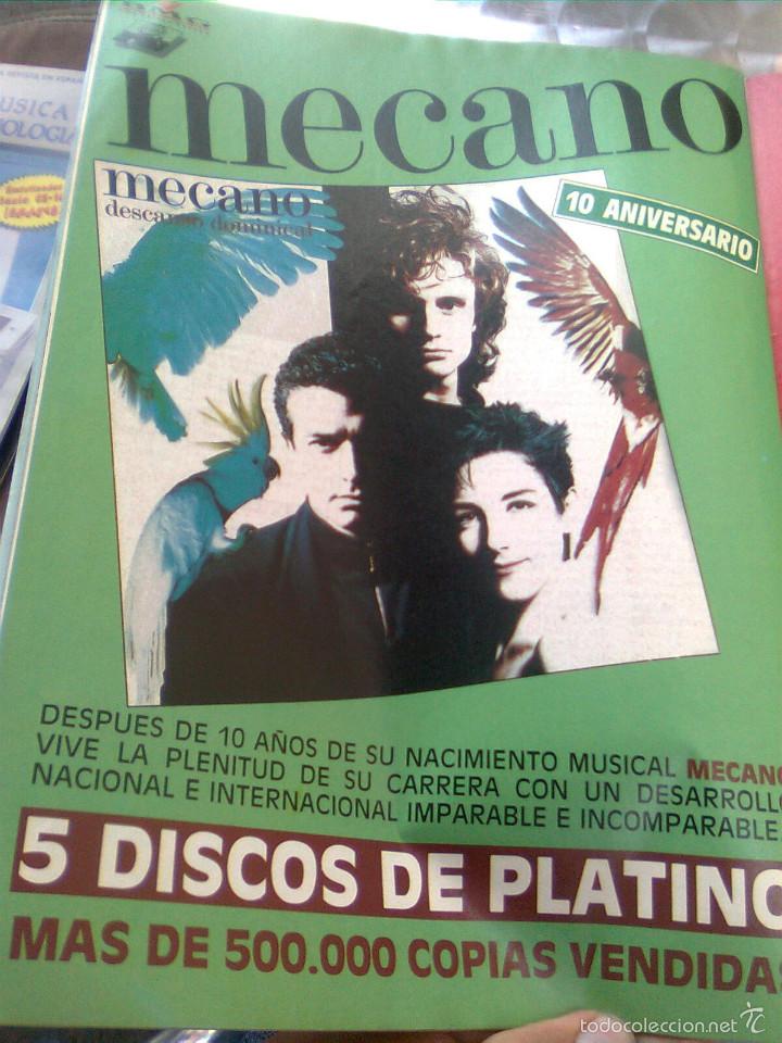 Fotos de Cantantes: Mecano - Recorte poster promo original procedente de revista 1989