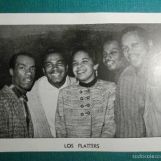 Fotos de Cantantes: LOS PLATTERS - OBSEQUIO DE LA REVISTA FLORITA - 1960 -