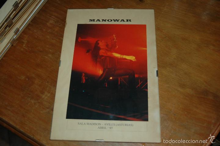 Fotos von Musikern: FOTOGRAFIA DE  -- MANOWAR - SALA MADISON AVILES ( ASTURIAS )1997 ORIGINAL -UNICA