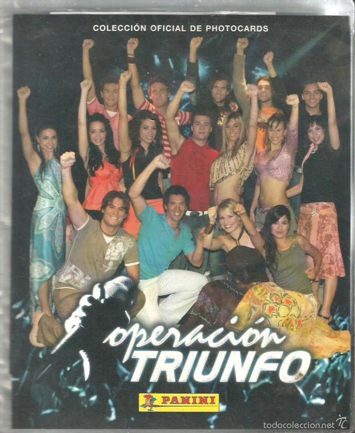 Photos of Singers: ALBUM DE 87 DE POSTALES OPERACION TRIUNFO ( EDICION 2005)