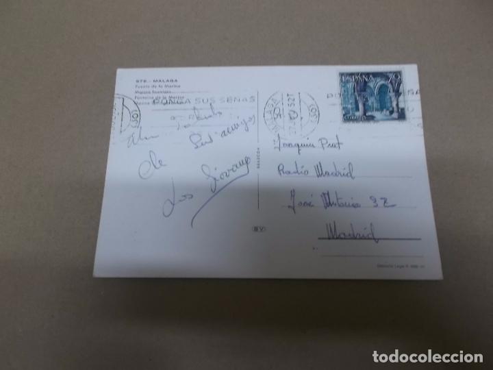 Fotos de Cantantes: LOS GIOVANES (POSTAL) TARJETA POSTAL MANUSCRITA ENVIADA A RADIO MADRID EN LOS A&Ntilde;OS 60  A&Ntilde;O 1967