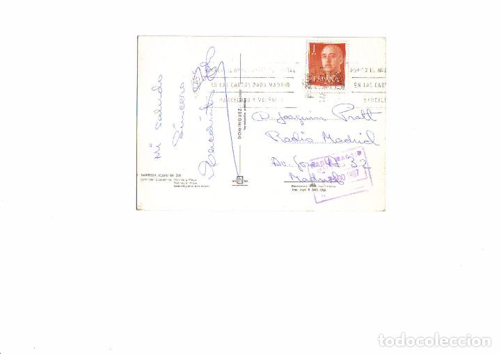 Fotos de Cantantes: ENCARNITA POLO (POSTAL) TARJETA POSTAL MANUSCRITA ENVIADA A RADIO MADRID EN LOS A&Ntilde;OS 60  A&Ntilde;O 1967