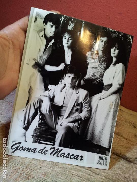 Fotos von Musikern: foto fotografia  promocional- goma de mascar a&ntilde;os 80 reflejo- papel fotografico 24 x 18 cm