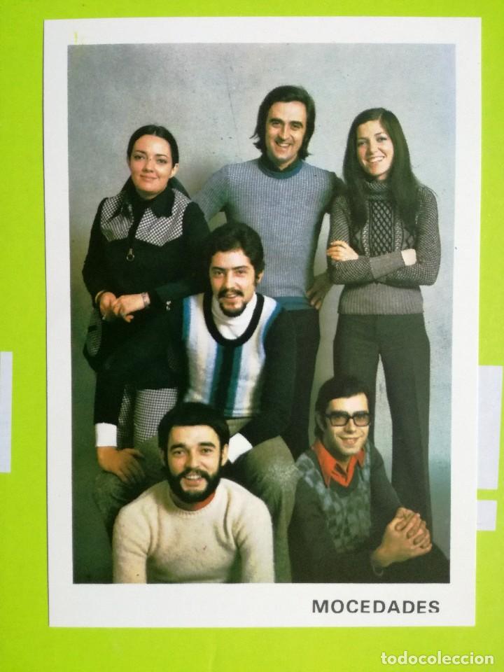 Fotos von Musikern: MOCEDADES POSTAL PROMOCIONAL ORIGINAL DISCOS NOVOLA PEQUE&Ntilde;O TAMA&Ntilde;O