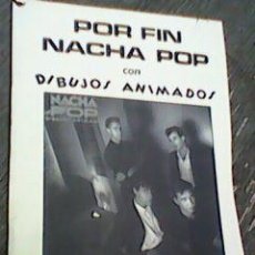 Fotos de Cantantes: NACHA POP -POSTER- + LOS ELEGANTES -ARTÍCULO- 1985- EL GRAN MUSICAL - A4 APROX. - ANTONIO VEGA. Lote 92446578
