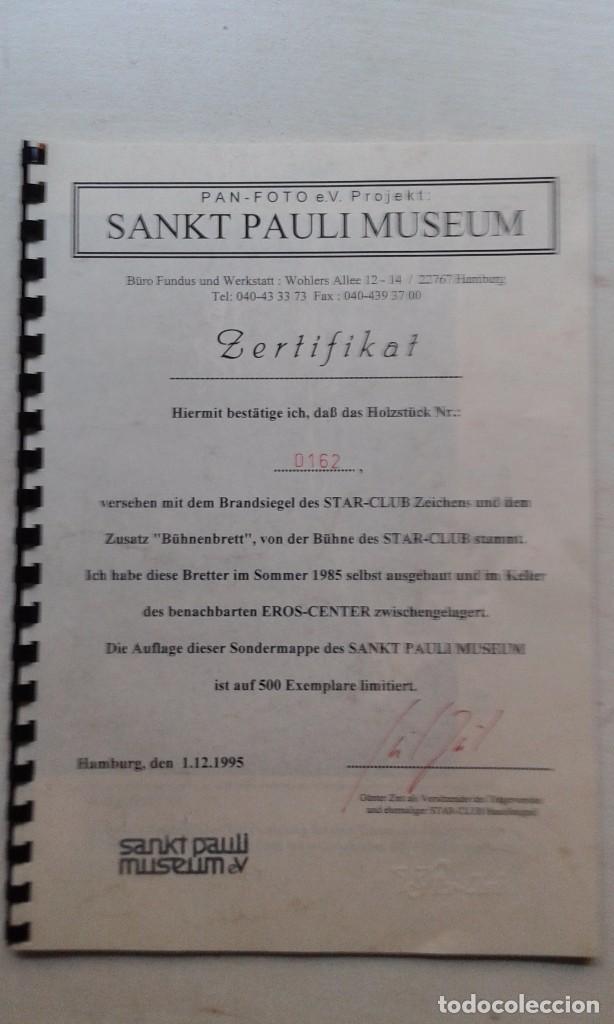 Fotos de cantantes: The Beatles, Sankt Pauli Museum. Documentaci&oacute;n encontrada en Star Club, ed limitada 500 ejemplares.