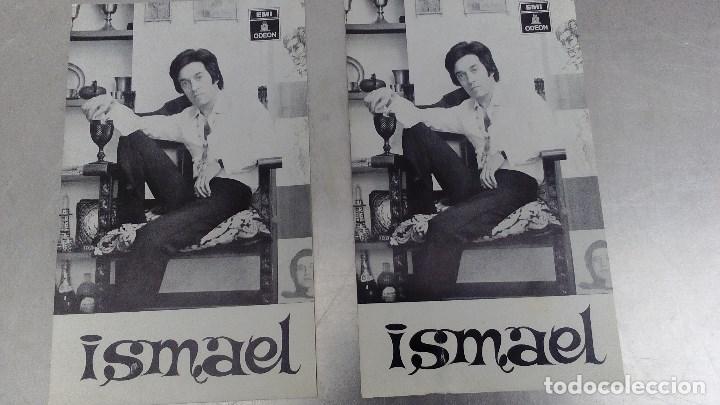 Photos of Singers: POSTAL ANTIGUA DEL CANTANTE ISMAEL 1972 REVERSO PUBLICIDAD EMI DISCOS