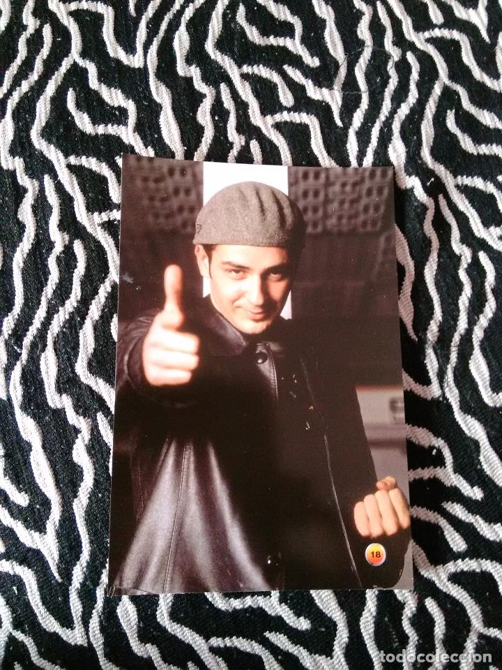 Fotos de cantantes: FOTO POSTAL OPERACI&Oacute;N TRIUNFO 1, OT 1 ALEJANDRO, GESTMUSIC 2002 (N&ordm; 18)