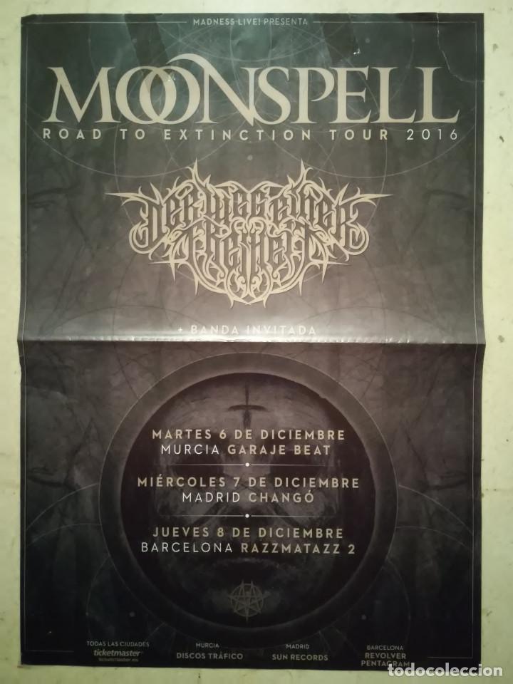 Fotos von Musikern: CARTEL ORIGINAL -A3- MOONSPELL - BLACK METAL - DOOM METAL - CONCIERTO