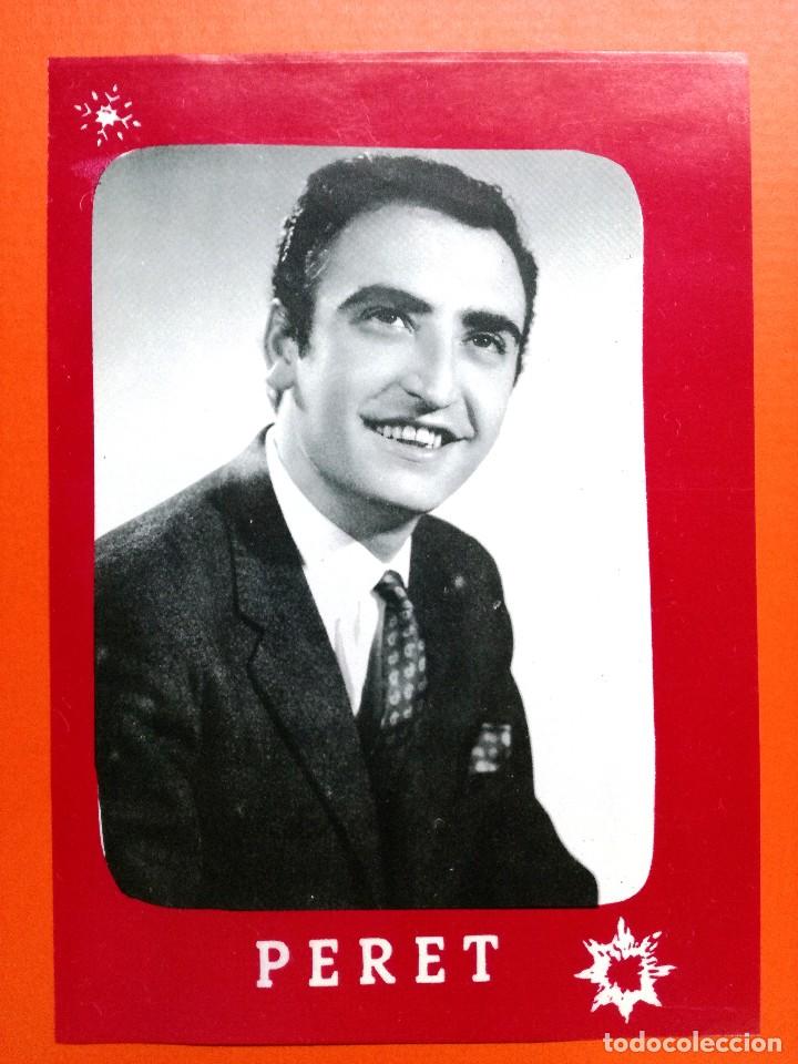 Fotos de Cantantes: HOJA CATALOGO ARTISTAS PROMOCIONAL 21X16 CM.PERET