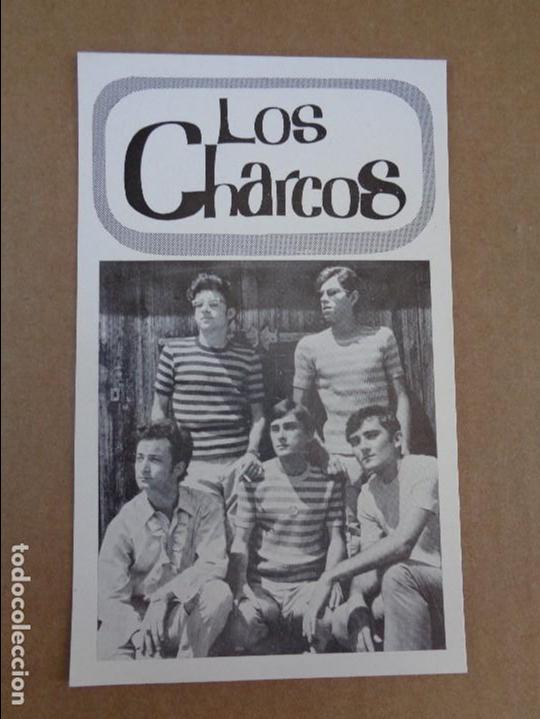 Fotos de cantantes: POSTAL DEL GRUPO LOS CHARCOS DEDICADA POR UNO DE SUS COMPONENTES - A&Ntilde;OS 60