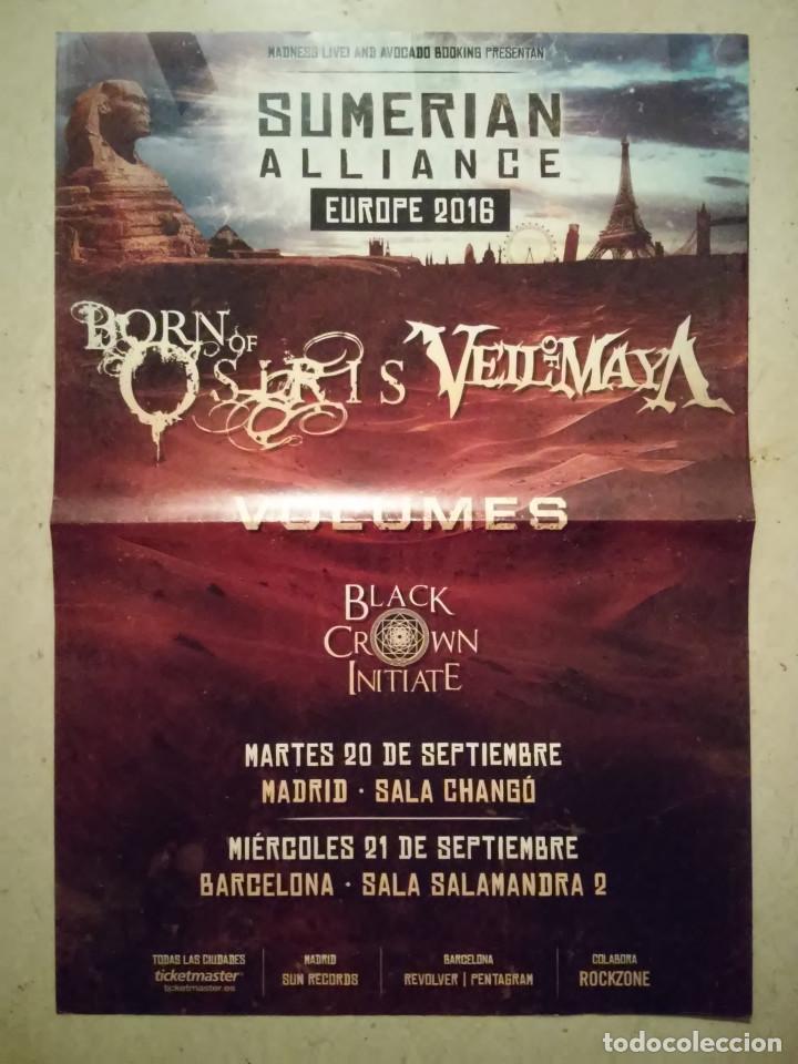 Fotos von Musikern: CARTEL ORIGINAL -A3- BORN OF OSIRIS - DEATH METAL - VEIL OF MAYA - Sumerian Alliance - HEAVY