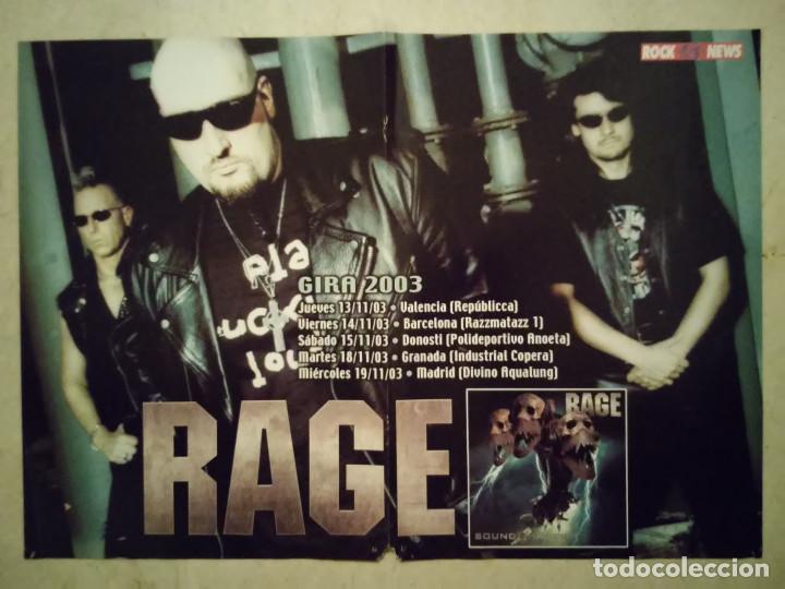 Fotos von Musikern: POSTER COLECCIONABLE -A3- RAGE - THRASH METAL - AKERCOCKE