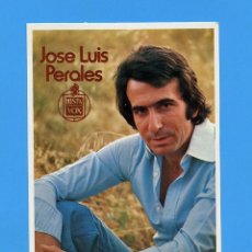 Fotos de Cantantes: JOSE LUIS PERALES - FOTOGRAFIA COMERCIAL OFICIAL - HISPAVOX - AÑO 1975