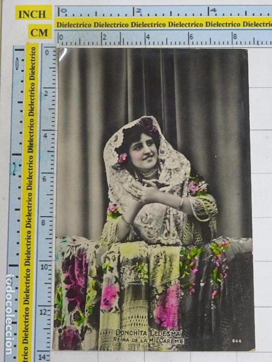 Photos de Chanteurs et Chanteuses: POSTAL DE M&Uacute;SICA. A&Ntilde;OS 10 30. CANTANTE FOLKL&Oacute;RICA CUPLETISTA CONCHITA LEDESMA. 1464