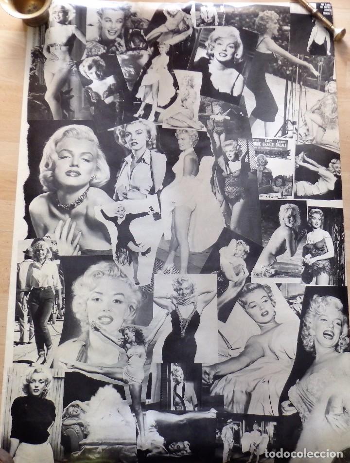 Fotos de Cantantes: ANTIGUO POSTER DE MARILYN MONROE, RARO, 68X100 CMS