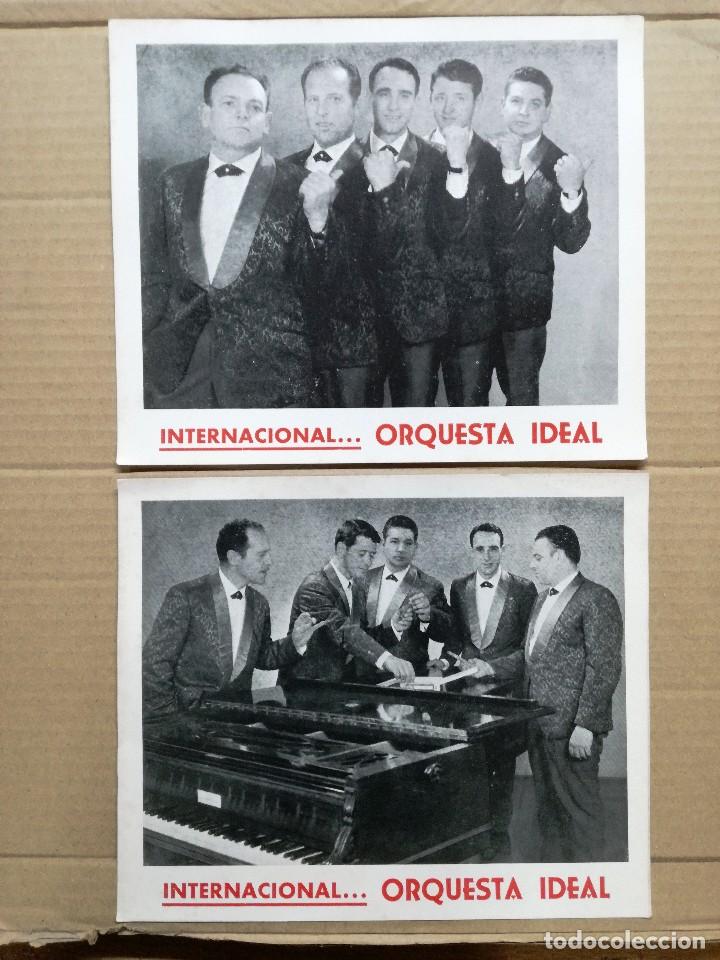 Photos de Chanteurs et Chanteuses: 2 PUBLICIDADES DE LA ORQUESTA IDEAL- CALAHORRA- LA RIOJA.21X26 CM