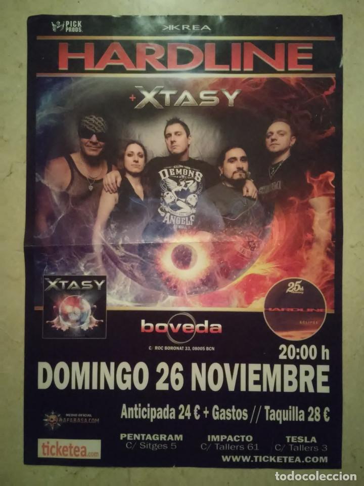 Photos of Singers: CARTEL ORIGINAL -A3- HARDLINE - HARD ROCK - XTASY - CONCIERTO HEAVY
