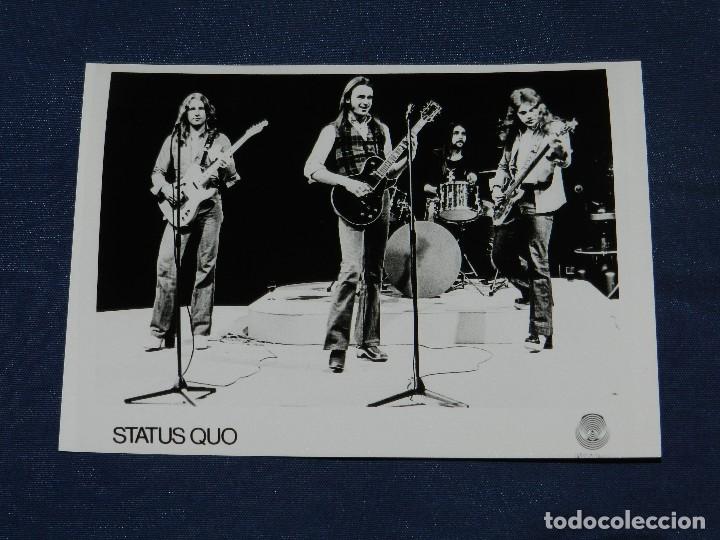 Fotos de Cantantes: (M) STATUS QUO FOTOGRAFIA PROMOCIONAL , 17'5 X 12'5 CM, BUEN ESTADO
