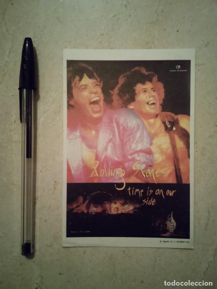 Fotos de Cantantes: IMPRESO ORIGINAL - TIME IS ON OUR SIDE - ROLLING STONES - ARCHIVO - ED. G-MARFIL 1982