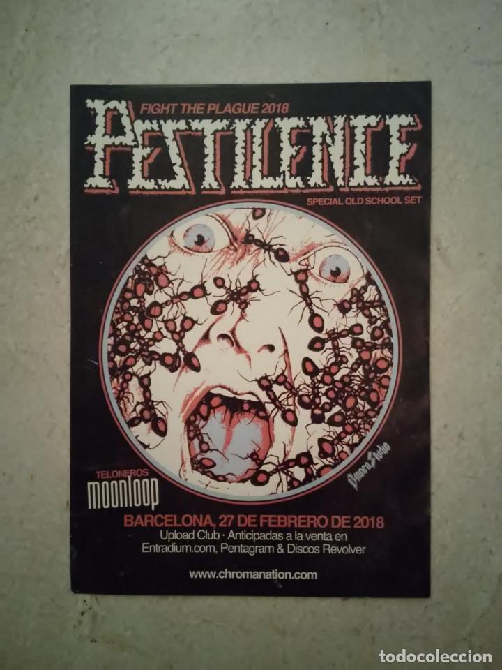 Fotos de Cantantes: FOLLETO ORIGINAL -10*15- PESTILENCE - DEATH METAL