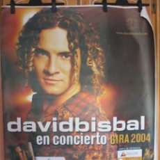Fotos de Cantantes: POSTER DE 1,35 X 1,00 - DAVID BISBAL (EN CONCIERTO, GIRA 2004). Lote 313363608