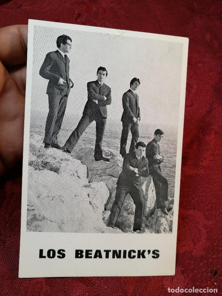 Fotos von Musikern: FOTO POSTAL CARTON PUBLICITARIA GRUPO LOS BEATNICKS -BEATNICK&acute;S A&Ntilde;OS 50-60