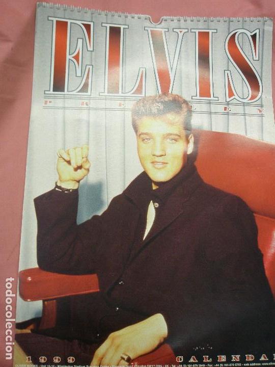 Fotos de cantantes: ELVIS PRESLEY, CALENDARIO DE PARED CON ESPIRAL PARA EL A&Ntilde;O 1999