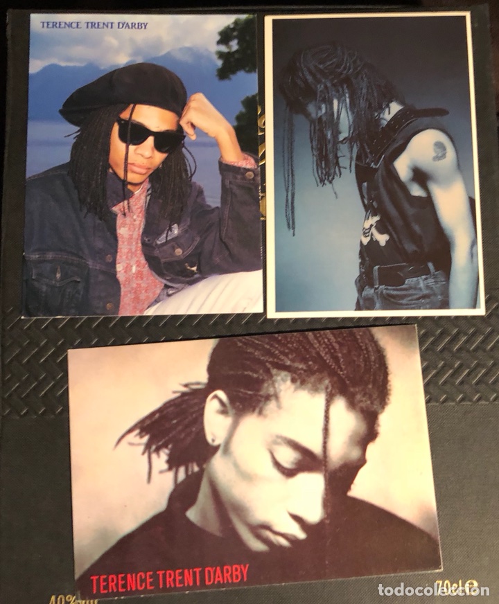 Fotos de cantantes: TERENECE TRENT D&rsquo;ARBY - LOTE DE 3 FOTOS PROMOCIONALES - 15 x 10,5 cms.
