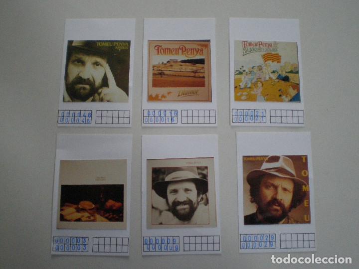 Photos de Chanteurs et Chanteuses: TOMEU PENYA // FICHAS DE MUESTRARIO CON FOTOGRAFIA de LP REPRESENTANTE DE DISCOGRAFICA BLAU 1980s