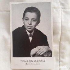 Fotos de Cantantes: TOMASIN GARCIA -CANTANTE MODERNO- TARJETA PROMOCIONAL