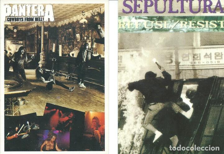 Photos de Chanteurs et Chanteuses: PANTERA - SEPULTURA,  POSTALES PROMO
